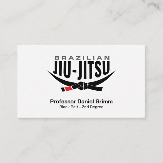 ブラジお洒落ル柔術モダン教授 名刺 (正面)