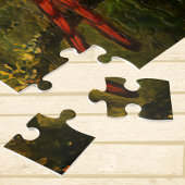 ブラジアートルカタテリア蘭と3ハミングバード ジグソーパズル