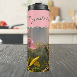 ブラジアートルカタテリア蘭と3ハミングバード タンブラー