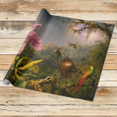 ブラジアートルカタテリア蘭と3ハミングバード ラッピングペーパー