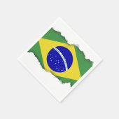 ブラジクラシックル国旗 スタンダードカクテルナプキン (角)