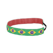 ブラジスリップまたは滑ることル国旗を持つノンヘッドバンド アスレチックヘッドバンド (右)