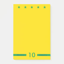 ブラジパーソナライズされたル国旗の色ワールドカップのサッカー