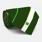 ブラジリアのストライプな旗 ネクタイ (ロール)