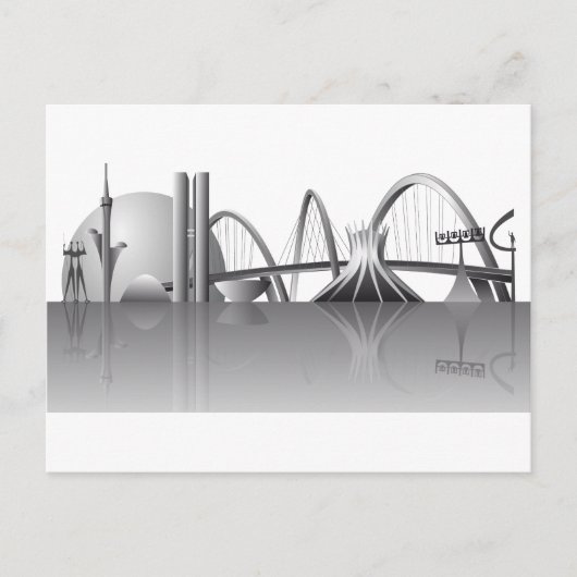 ブラジリアシティ ポストカード (正面)