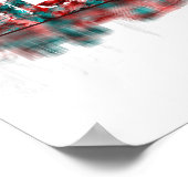 ブラジリアブラジルスカイライン ポスター (角)