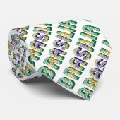 ブラジリアブラジルブラジルのタイポグラフィの旗色 ネクタイ (ロール)