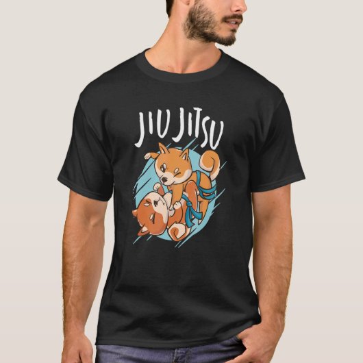 ブラジリアン柔術コーギーTシャツ Tシャツ (正面)