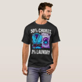 ブラジリアン柔術50の絞め技50の洗濯 Tシャツ (正面フル)