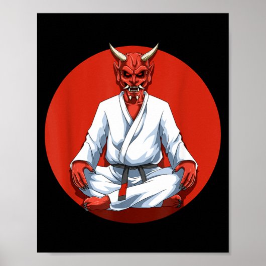 ブラジリアン柔術 グラップリングとBJJ ポスター (正面)