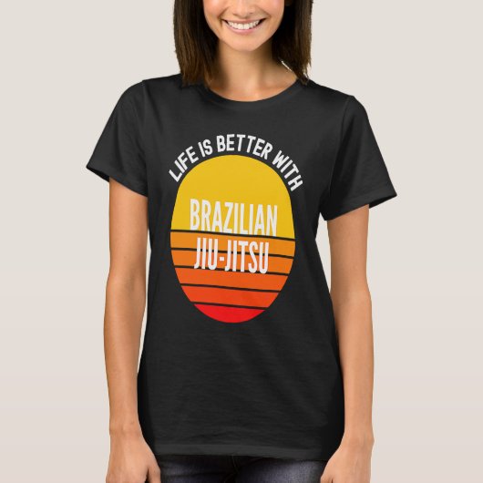 ブラジリアン柔術 ブラジリアン柔術付き Tシャツ (正面)