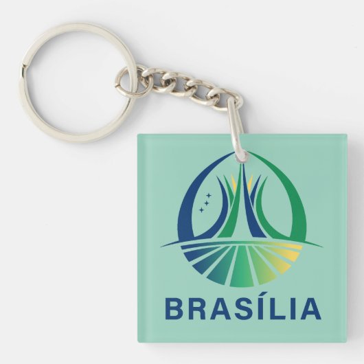 ブラジリア ブラジル首都 キーホルダー (正面)