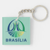 ブラジリア ブラジル首都 キーホルダー (裏面)