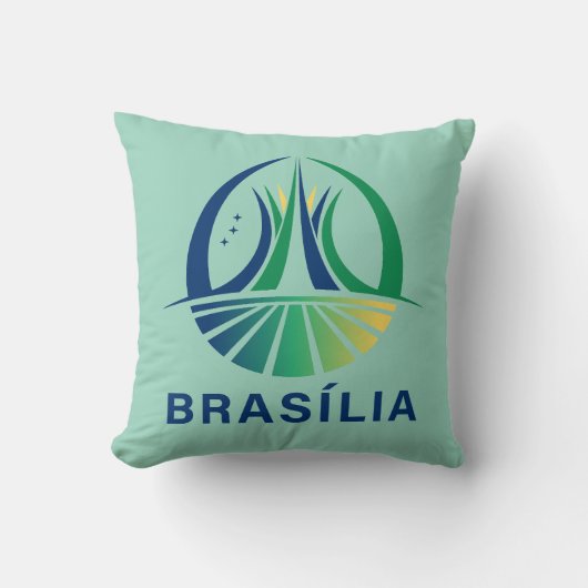 ブラジリア ブラジル首都 クッション (正面)