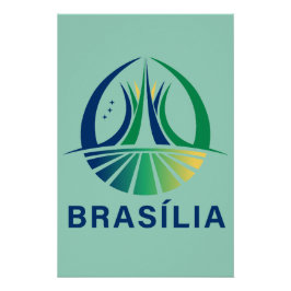 ブラジリア ブラジル首都 ポスター