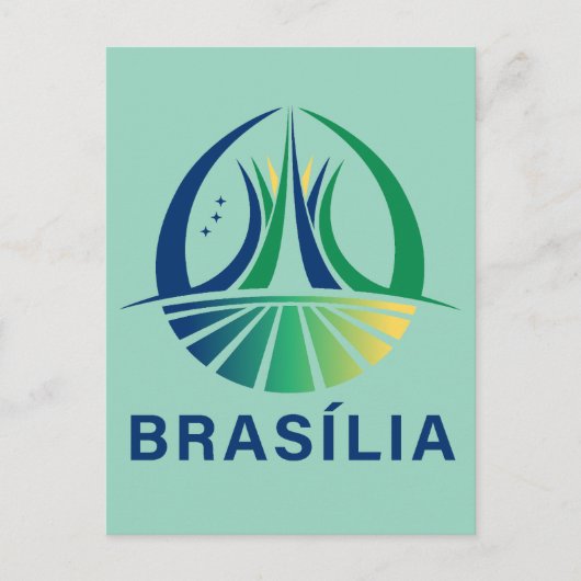 ブラジリア ブラジル首都 ポストカード (正面)