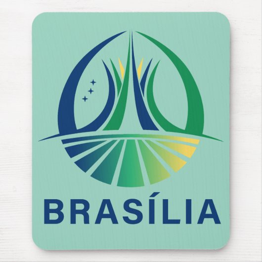 ブラジリア ブラジル首都 マウスパッド (正面)