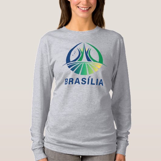 ブラジリア ブラジル 共和国首都 Tシャツ (正面)