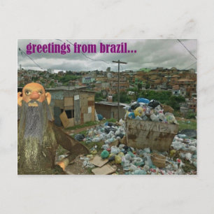 ブラジルからの挨拶写真 ポストカード