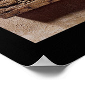 ブラジルからの木材の貿易， c.1550 ポスター (角)