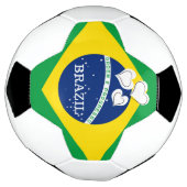 ブラジルが好き – ブラジル国旗 サッカーボール (回転)