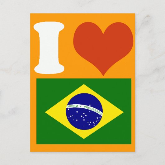 ブラジルが好き ポストカード (正面)