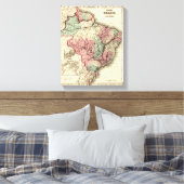 ブラジルとグアヤナパノラマブラジル キャンバスプリント (インサイチュ (寝室))