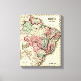 ブラジルとグアヤナパノラマブラジル キャンバスプリント