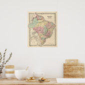 ブラジルとグアヤナ ポスター (キッチン)