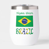 ブラジルとブラジルの旗 緑 カスタマイゼーション (正面)