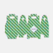 ブラジルとブラジル国旗のタイル貼りパーソナライズされた フェイバーボックス (折り畳みなし)