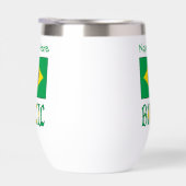 ブラジルとブラジル国旗の緑の個人用設定 (右面)