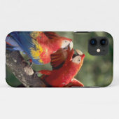 ブラジルのアマゾン。スカーレット·マカウ(アラ) Case-Mate iPhoneケース (裏面(横))