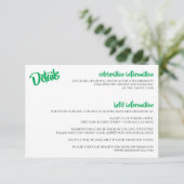 ブラジルのアメリカハート国旗 エンクロージャーカード (スタンド正面)