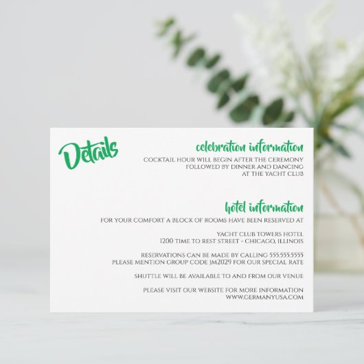 ブラジルのアメリカハート国旗 エンクロージャーカード (スタンド正面)