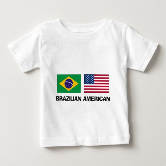 ブラジルのアメリカ人 ベビーTシャツ (正面)