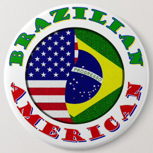 ブラジルのアメリカ人 缶バッジ