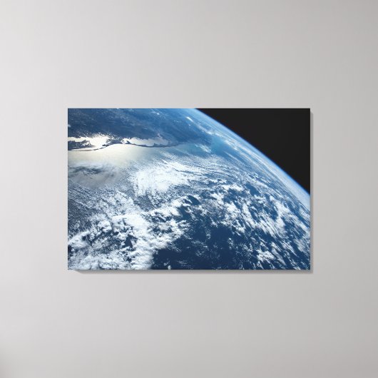 ブラジルのウルグアイ縁どの南端。 キャンバスプリント (正面)