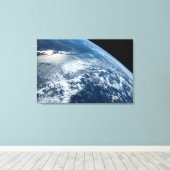 ブラジルのウルグアイ縁どの南端。 キャンバスプリント (インサイチュ (ウッドフロア))