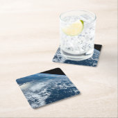 ブラジルのウルグアイ縁どの南端。 スクエアペーパーコースター (インサイチュ)