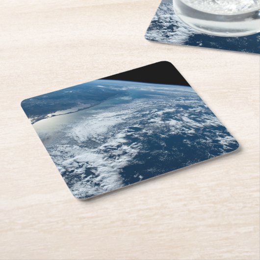 ブラジルのウルグアイ縁どの南端。 スクエアペーパーコースター (アングル)