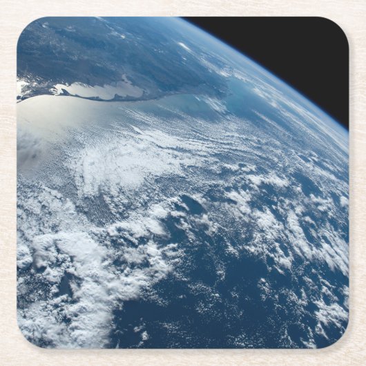 ブラジルのウルグアイ縁どの南端。 スクエアペーパーコースター (正面)