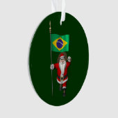 ブラジルのエンジンを持つサンタクロース オーナメント (正面)