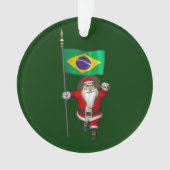 ブラジルのエンジンを持つサンタクロース オーナメント (正面)