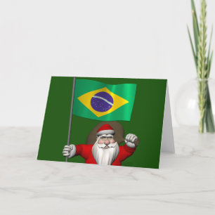 ブラジルのエンジンを持つサンタクロース シーズンカード