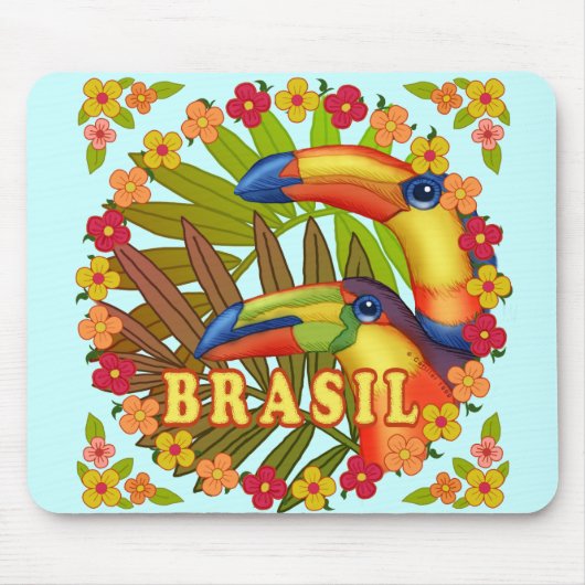 ブラジルのオオハシ マウスパッド (正面)