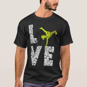 ブラジルのカポエイラmmaダンスコンバットダンサー戦闘機 tシャツ