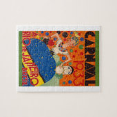 ブラジルのカーニバルの1933年のヴィンテージの世界旅行ポスター ジグソーパズル (横)