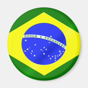 ブラジルのギフトおよびティーのブラジルの旗 マグネット