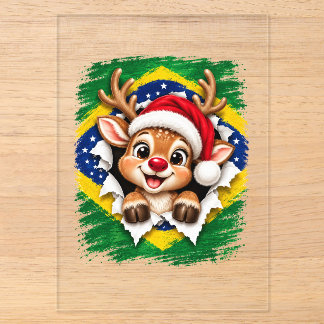 ブラジルのクリスマストナカイ アクリル招待状